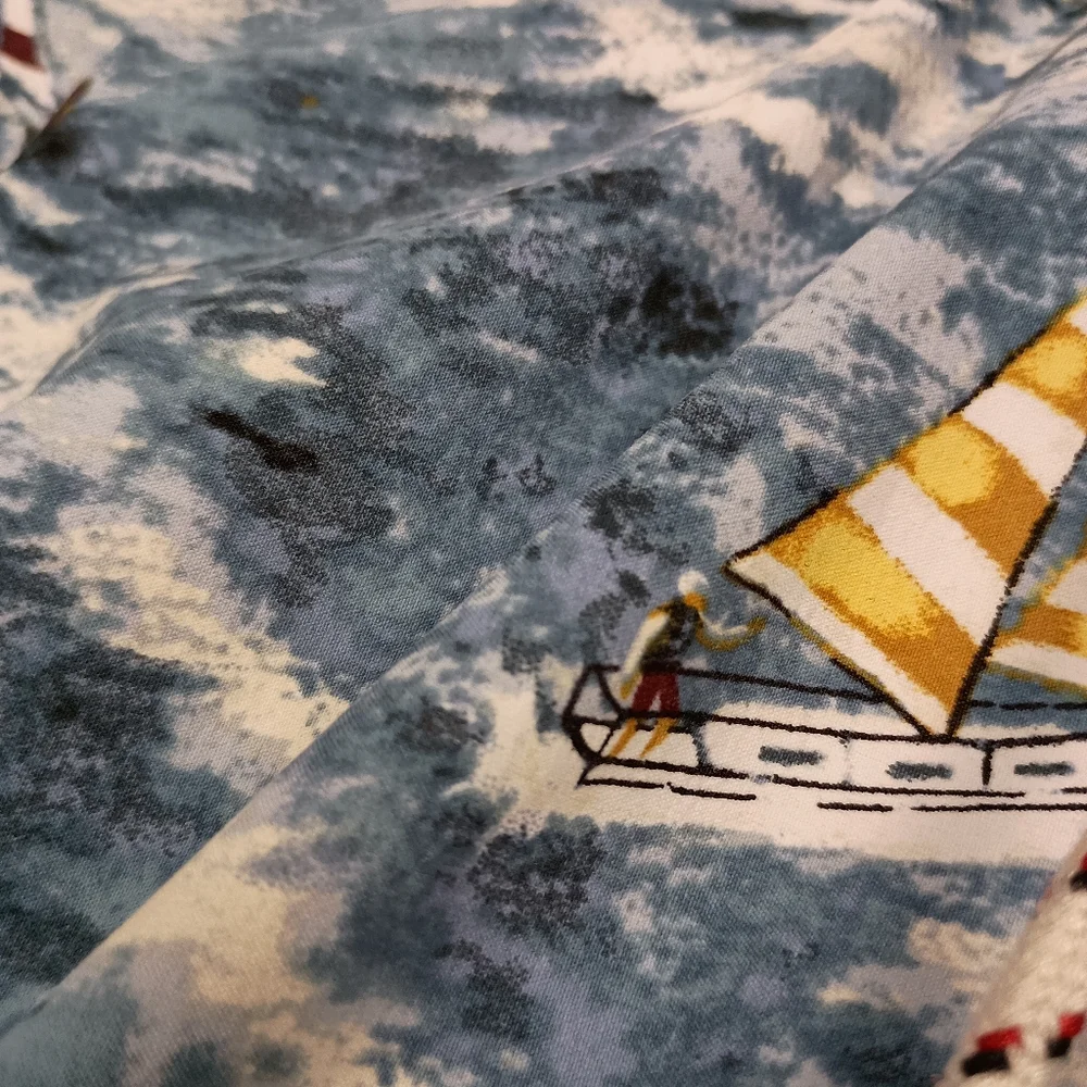 J.CREW Original‎ Swimwear Men's Board Shorts Sailboats Size 34